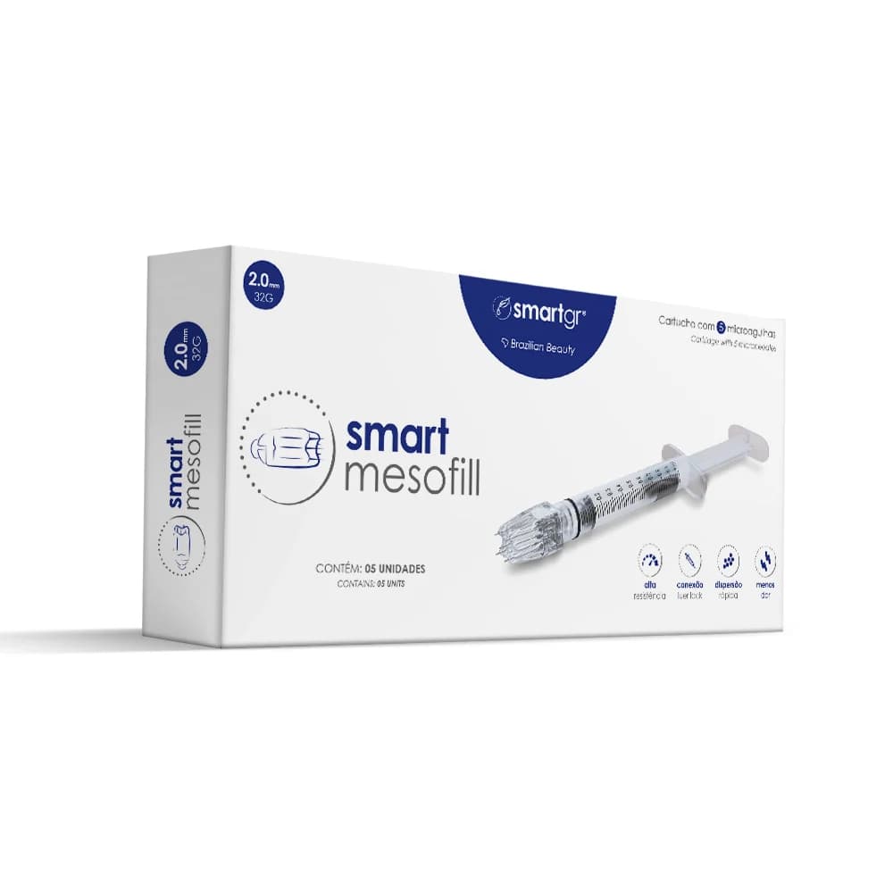 Smart Mesofill – Cartucho 5 Agulhas 2.0mm